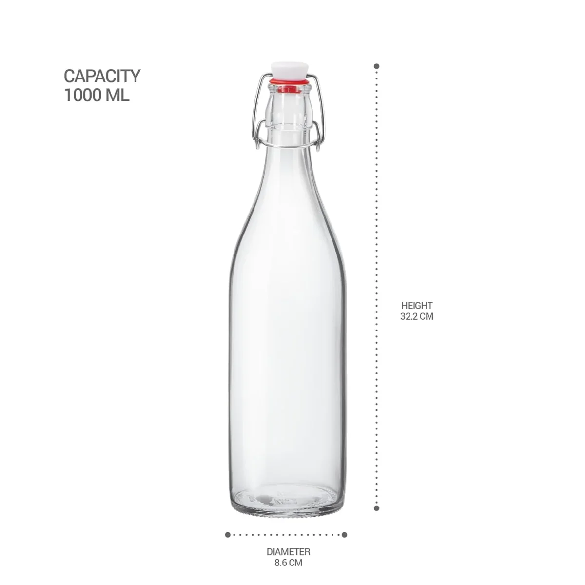 Aqua Delite Glass Bottle (Treo by Milton) - Image 4